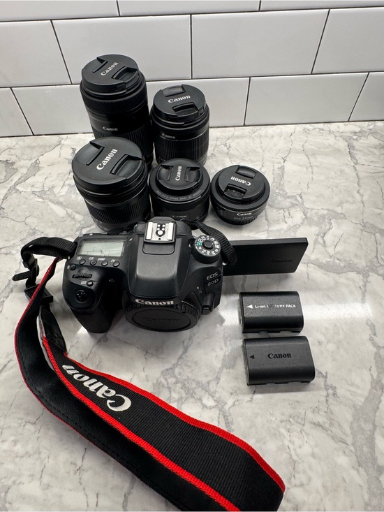 Canon Other - Canon EOS 80D Camera Bundle + 5 Lenses